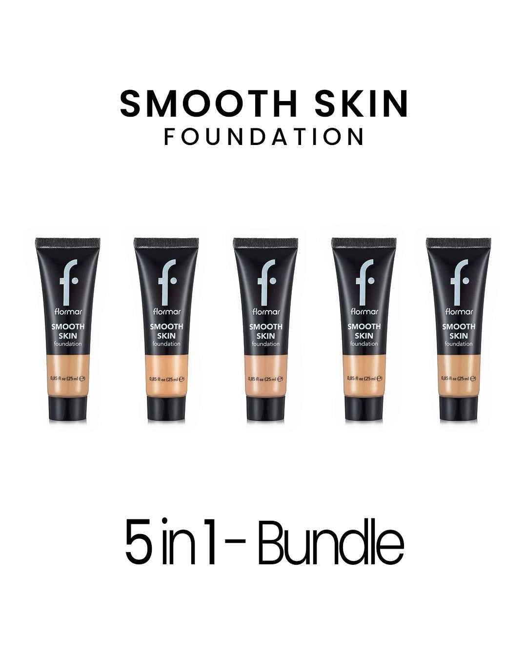 Flormar Foundation Smooth Skin Bundle