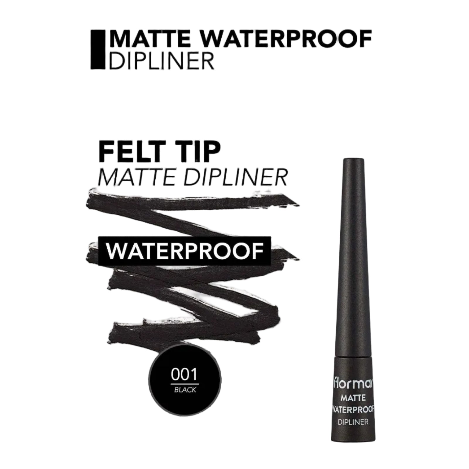 FLORMAR EYELINER DIP MATTE WATERPROOF