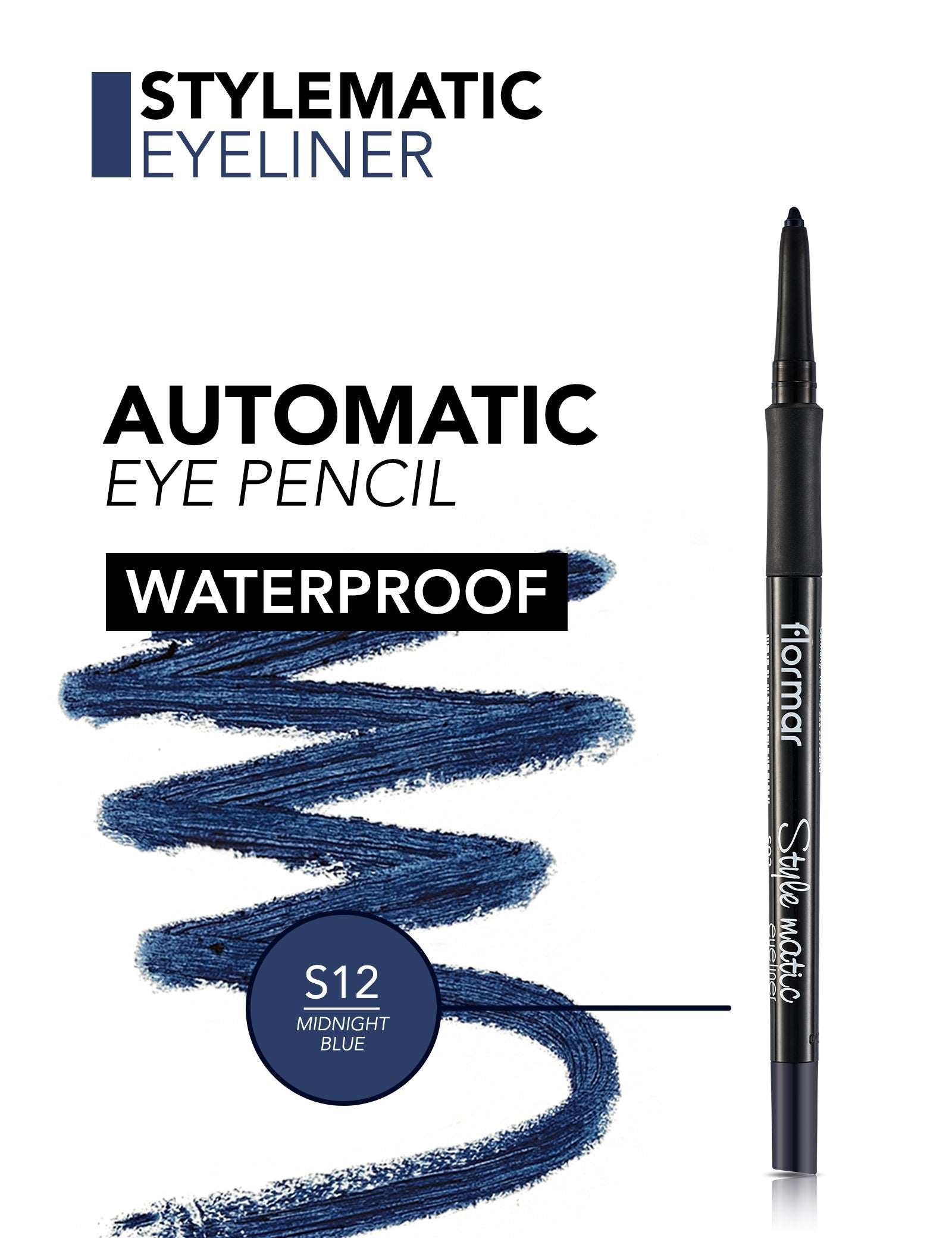 FLORMAR EYELINER STYLE MATIC S12