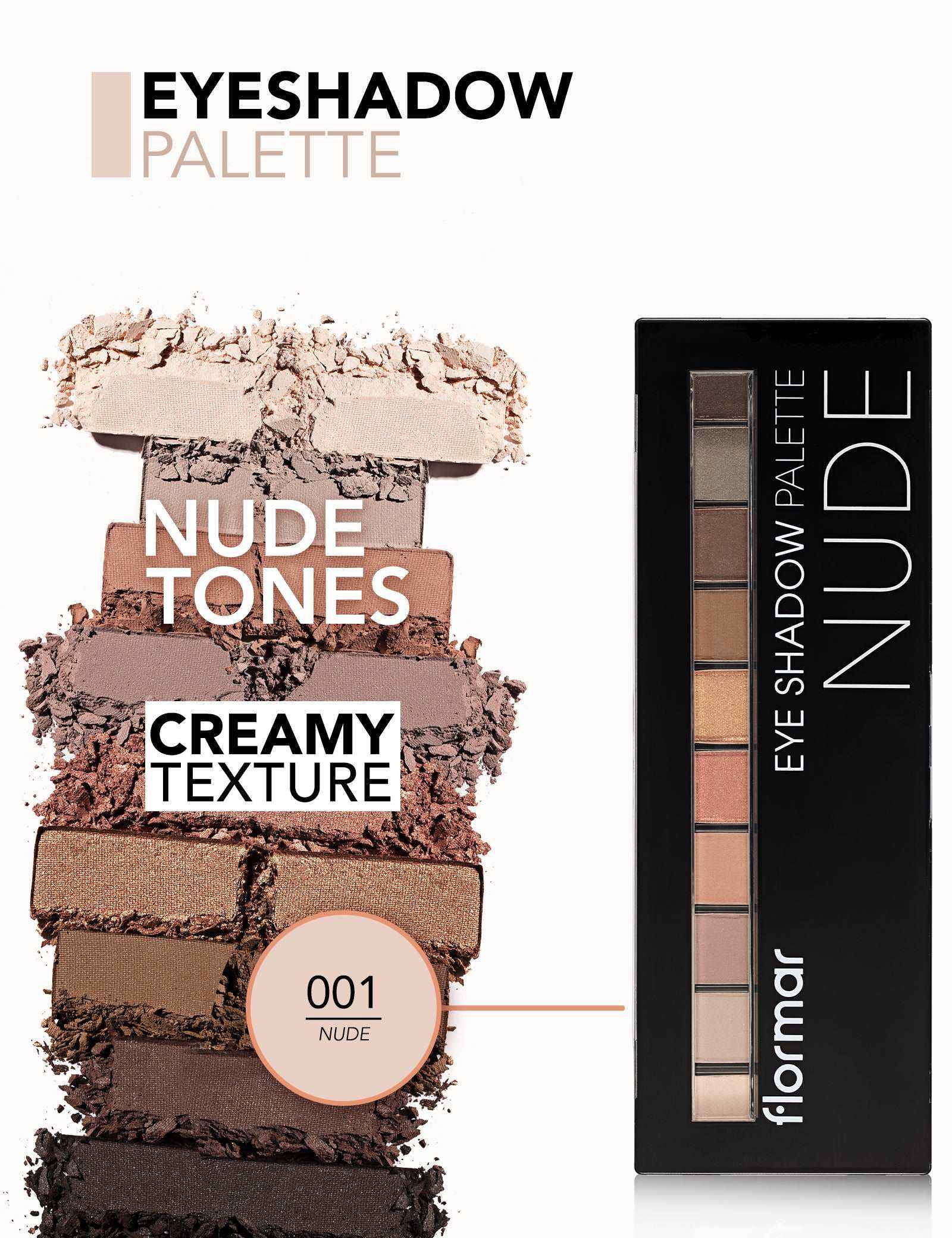 FLORMAR EYE SHADOW PALETTE NUDE