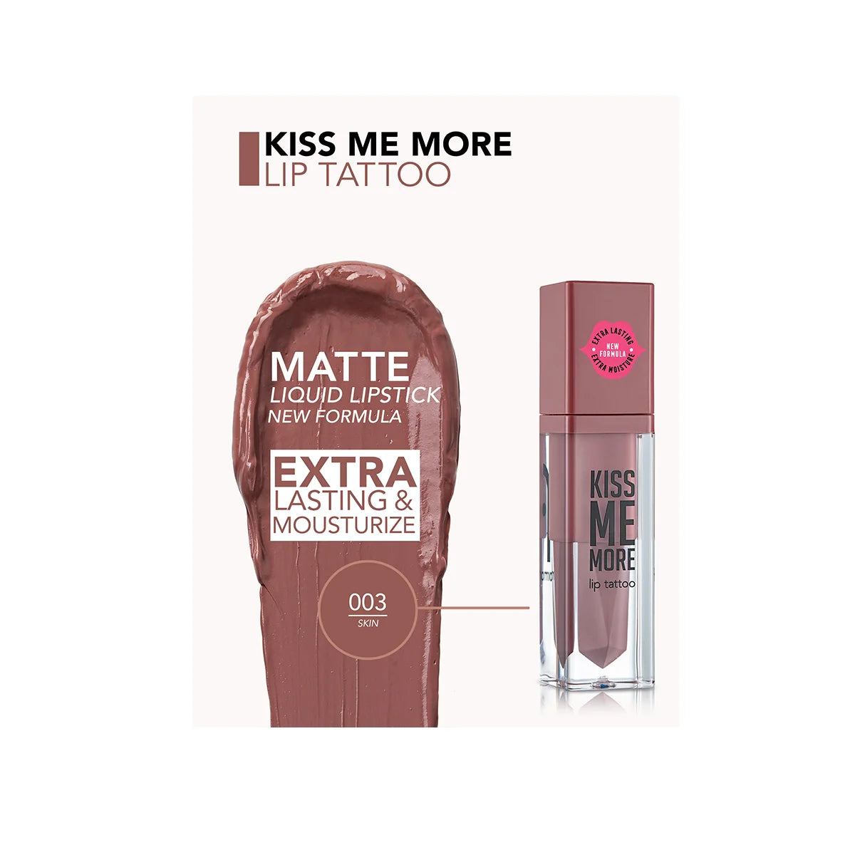 FLORMAR LIPSTICK SHINE KISS ME MORE