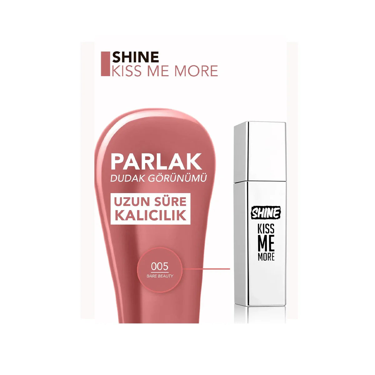 FLORMAR LIPSTICK SHINE KISS ME MORE