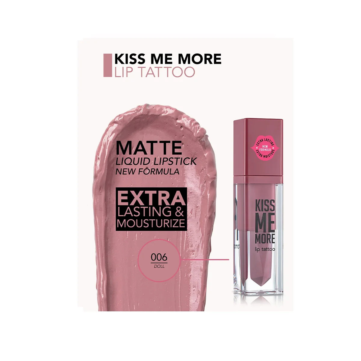 FLORMAR LIPSTICK SHINE KISS ME MORE