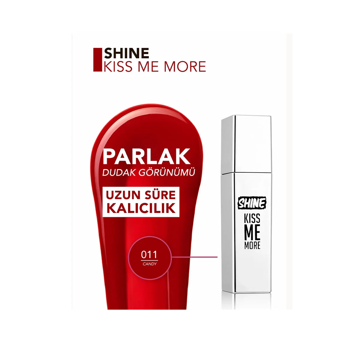 FLORMAR LIPSTICK SHINE KISS ME MORE