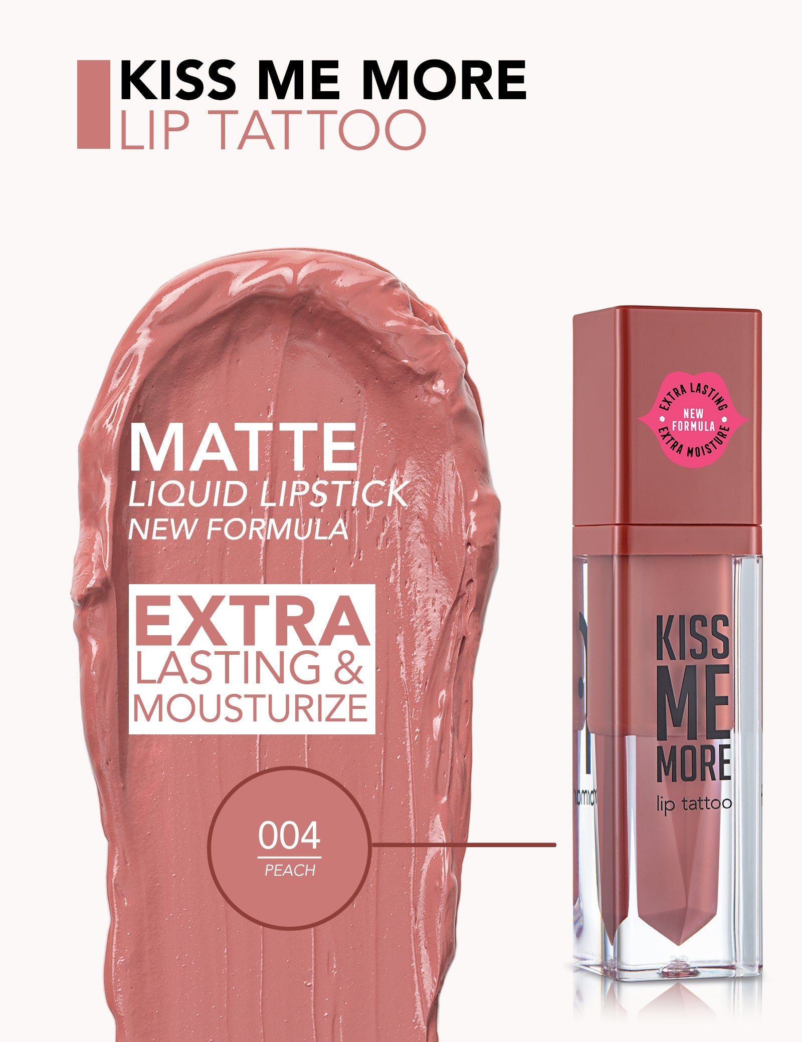 Flormar Lip Tattoo Kiss Me More Long Lasting Color