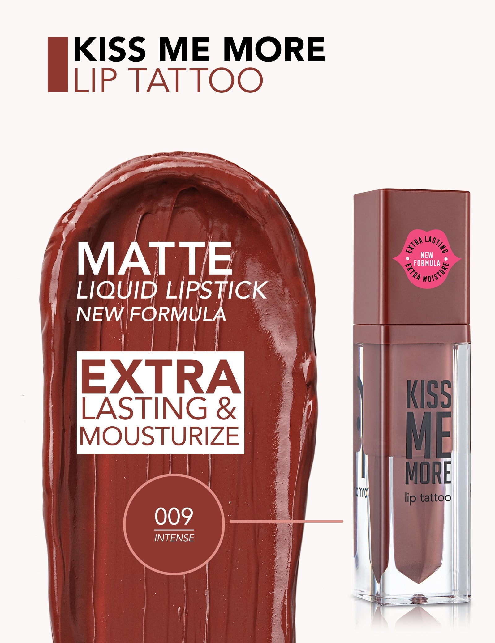 Flormar Lip Tattoo Kiss Me More Long Lasting Color