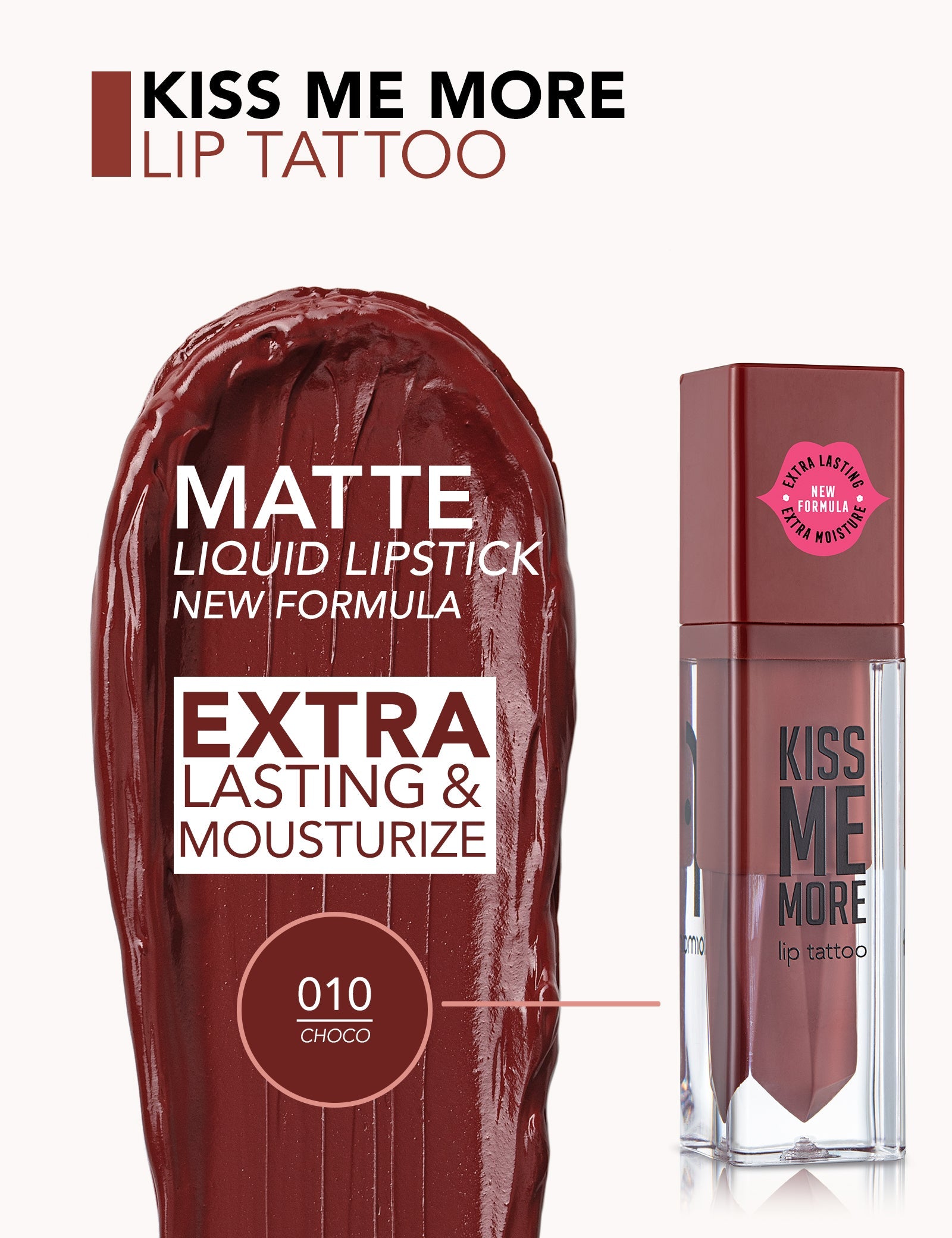 Flormar Lip Tattoo Kiss Me More Long Lasting Color