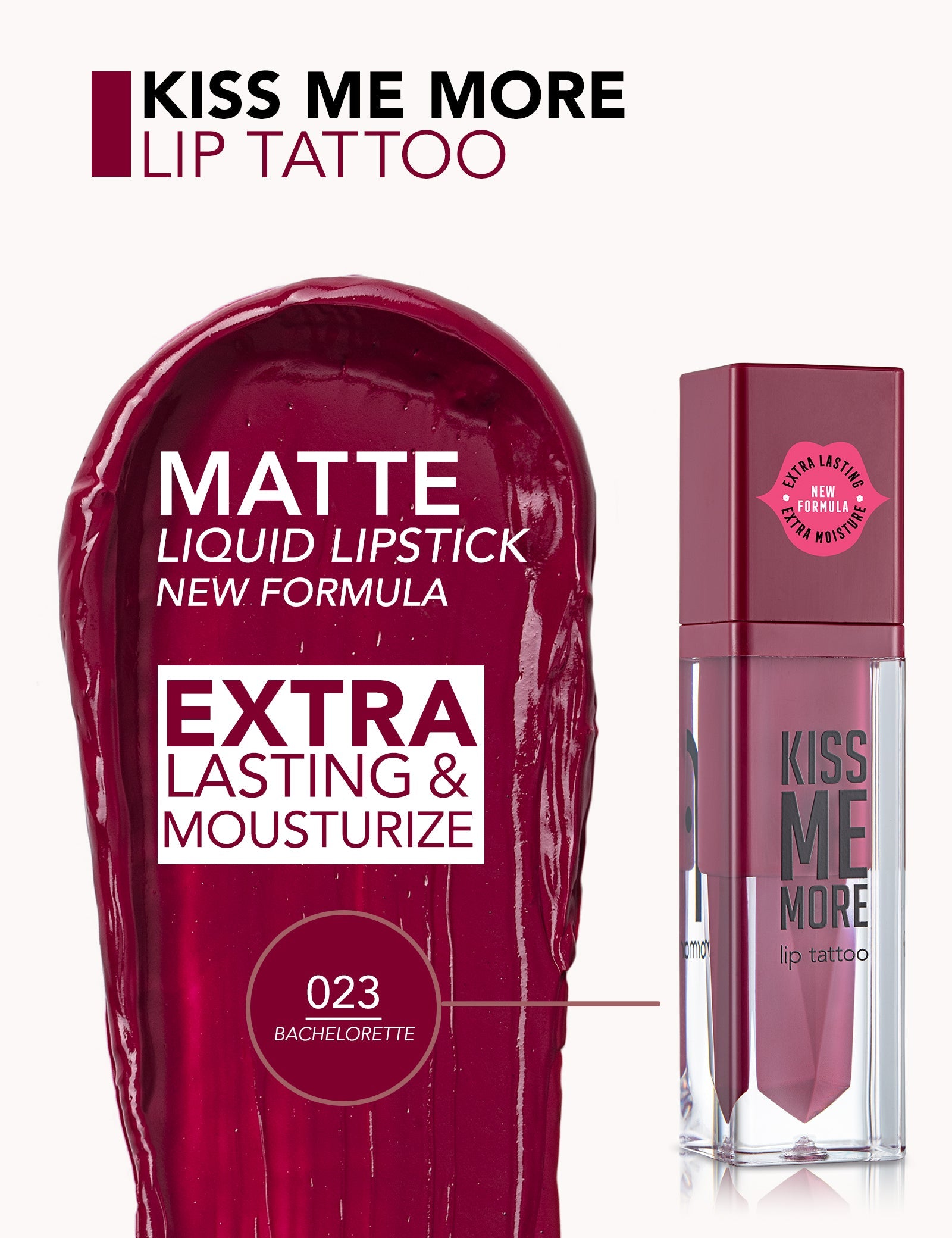 Flormar Lip Tattoo Kiss Me More Long Lasting Color