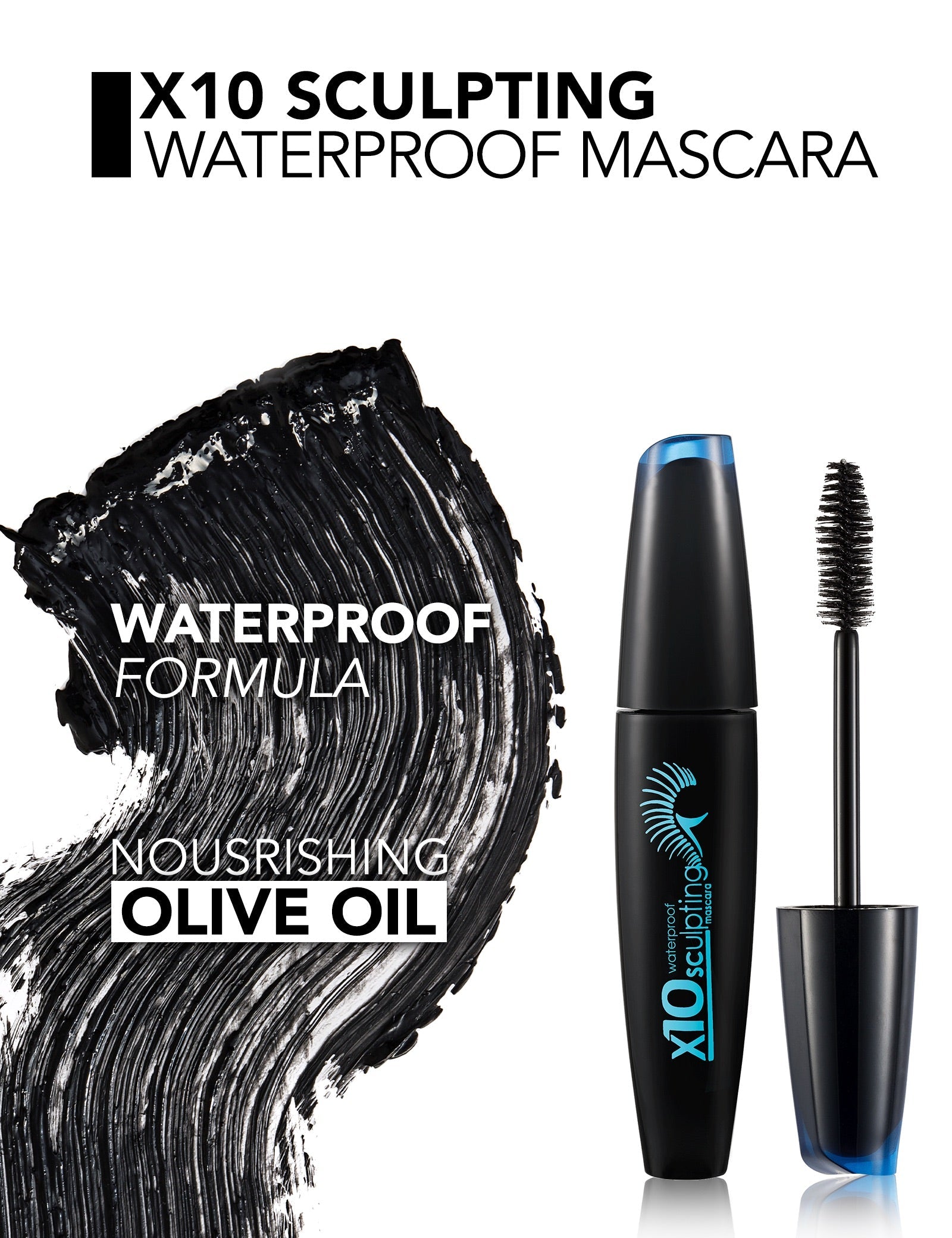 FLORMAR MASCARA X10 SCULPTING WATERPROOF