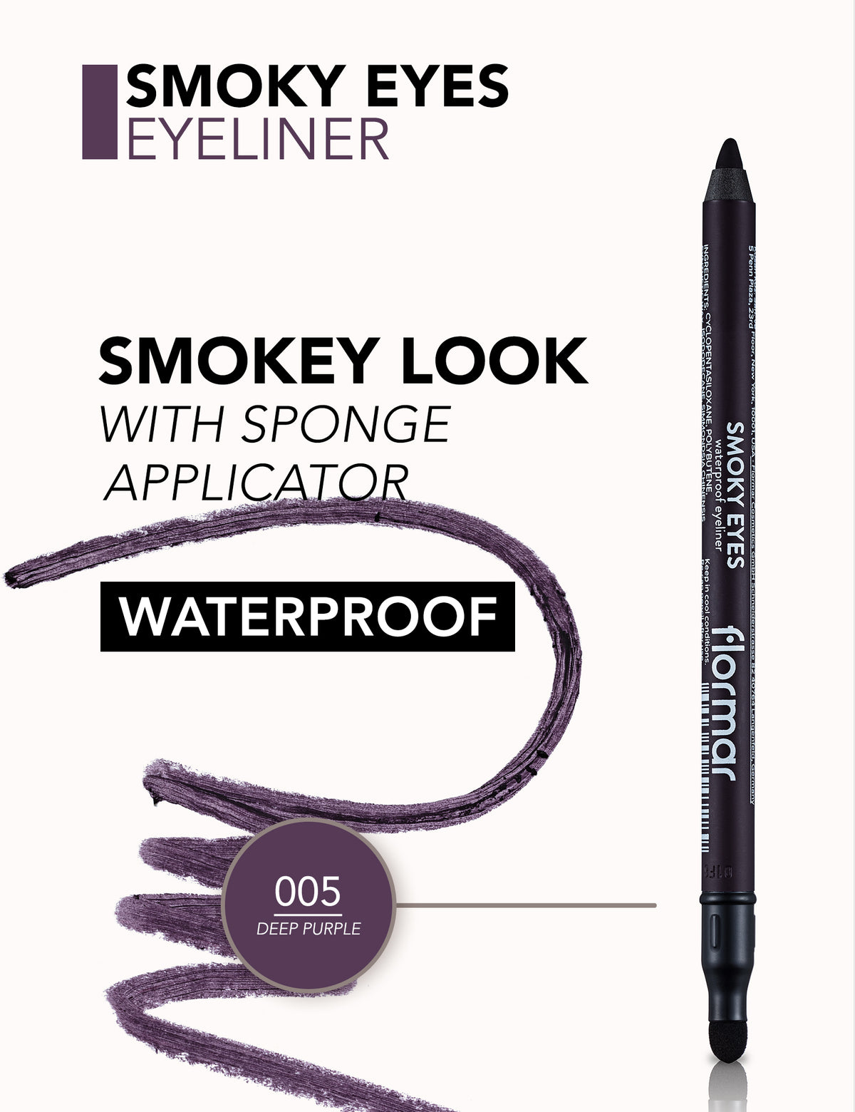 Flormar Eyeliner Smoky Eyes Waterproof Pakistan